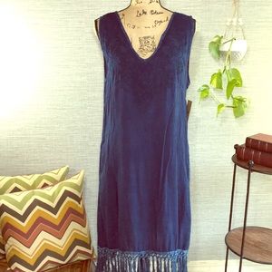 Coverup with fringe size medium